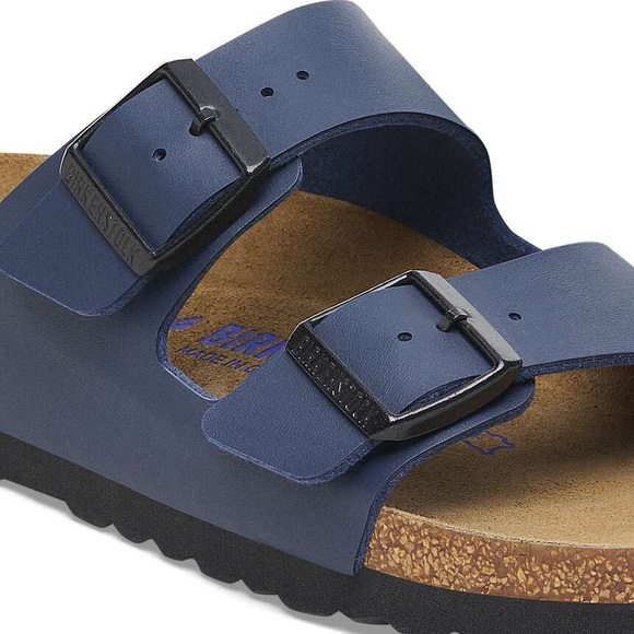 BIRKENSTOCK ARIZONA SOFT FOOTBED SANDALS IN BLUE 38 EU (7 US) narrow fit - Picture 5 of 12